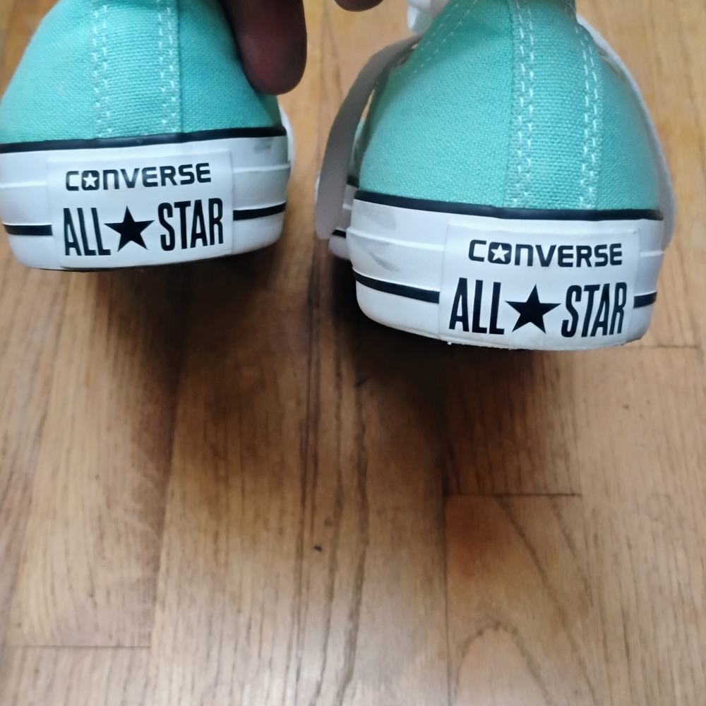 Converse Low Beach Glass Mint Green 136565F Canvas Sneakers 11 Men's - Picture 4 of 7